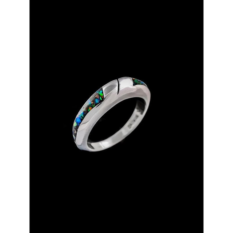 Size 4 - Galaxy Opal Friendship Ring