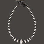 Sterling Silver Navajo Pearl Bracelet with Toggle Clasp – Southwestern Design