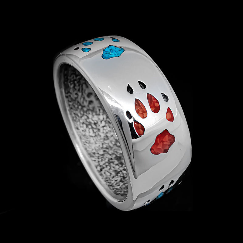 Wolf Paw Ring • Wolf Claw Design • 925 Sterling Silver • Navajo Handmade • Native American Jewelry