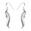 Sterling Silver Vine & Leaves Dangle Earrings