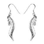 Sterling Silver Vine & Leaves Dangle Earrings