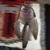 Native American handmade 4" Dream Catcher, Arrowhead, Feathers