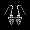 Arrowhead Earrings • 925 Sterling Silver • Native American Inspired