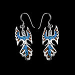 Sterling Silver Thunderbird Dangle Earrings