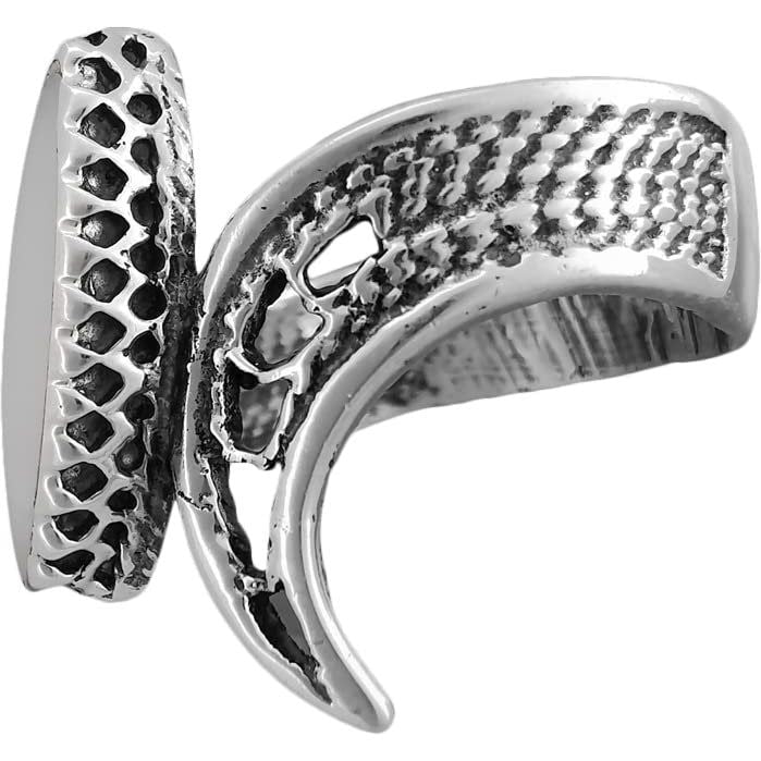 Size 11.5 - Vintage 925 Sterling Silver Mother of Pearl Cabochon Marquise Ring, Curved Beaded Lattice Design, Handmade Gemstone Jewelry, Statement Navajo Birthstone Band