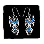 Sterling Silver Thunderbird Dangle Earrings