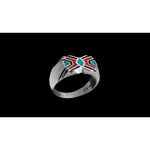Size 11 Sterling Silver Sunset Ring