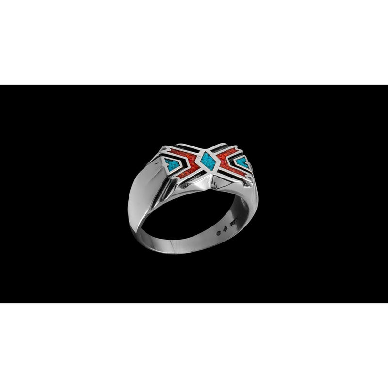 Size 11 Sterling Silver Sunset Ring