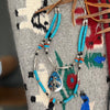 Handmade Native American Two-Strand Necklace with "End of the Trail" Pendant