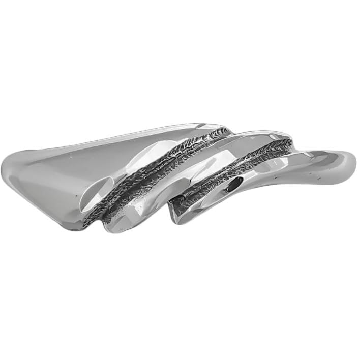 Diamond Cut Breaking Waves Ring