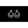 925 Sterling Silver Vintage Earrings, 1950 Design Earrings, fleur de lis Earrings, Royal Family Earrings