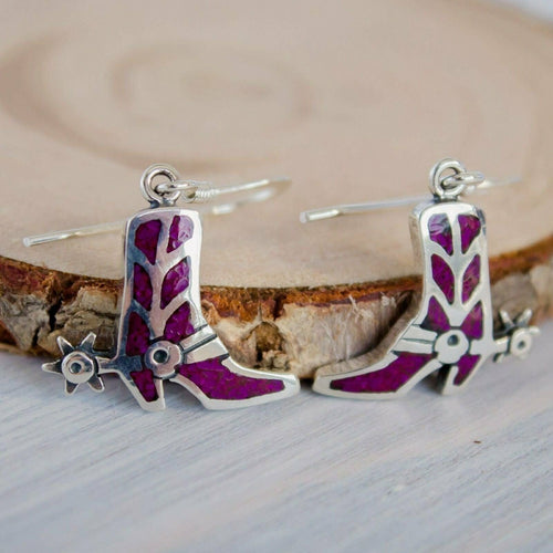 Western Spurs Earrings • Sterling Silver • Cowgirl Boot Jewelry • Handcrafted Cowgirl Style