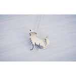 925 Sterling Silver Wolf Pendant, Howling Wolf Pendant, Wolf Howling at The moon Pendant