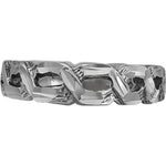 Size 6.75 - Diamond Cut Interwoven Chain Ring