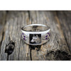 Size 12 - Wolf Ring • Navajo Handcrafted • 925 Sterling Silver • Native American Jewelry