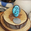Sterling Silver Kingman Turquoise Ring – Size 7.25