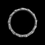 Size 6.75 - Diamond Cut Interwoven Chain Ring