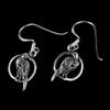 925 Sterling Silver Celtic Raven In a Perfect Circle