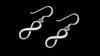 Sterling Silver Infinity Dangle and Drop Earrings