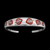 925 Sterling Silver Cuff Bracelet, Aspen Bracelet, Leaf Bracelet, Fall Season, Quaking Aspen, Tree Bracelet, Forest Bracelet
