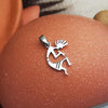 Sterling Silver kokopelli Pendant – Symbol of Music, Fertility & Joy