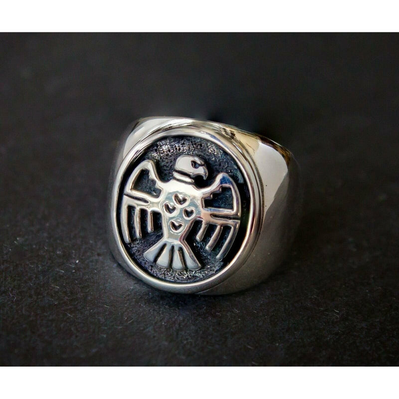 Thunderbird Ring • Sterling Silver • Southwestern Native American Jewelry
