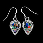 Spider Opal Earrings • Navajo Earrings • 925 Sterling Silver • Navajo Handmade