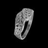 Size 5.75 - Diamond Cut Small Double Leaf Ring