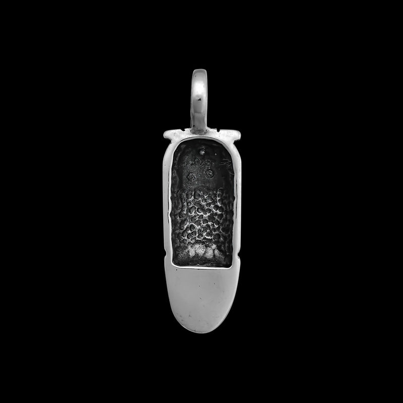 Bullet Pendant, 925 Sterling Silver Pendant, Ammo Pendant, Ammunition Pendant, 380 Auto Jewelry