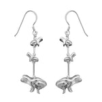 Sterling Silver Native American Frog Fetish Earrings