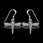 Insect Earrings • 925 Sterling Silver Navajo Earrings • Dragonfly Earrings