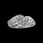 Size 5.75 - Diamond Cut Small Double Leaf Ring