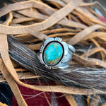 Sterling Silver & Royston Turquoise Ring – Cooper Willie Navajo Handmade