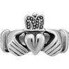 Sterling Silver Claddagh Promise Ring