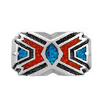 Size 11 Sterling Silver Sunset Ring