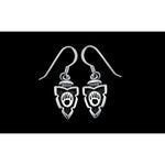 Arrowhead Earrings • 925 Sterling Silver • Native American Inspired