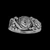 Sterling Silver Rose on Display Ring