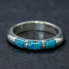 Turquoise Statement Ring • Navajo Handmade Ring • 925 Sterling Silver Jewelry