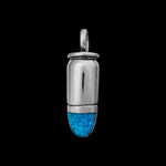 Bullet Pendant, 925 Sterling Silver Pendant, Ammo Pendant, Ammunition Pendant, 380 Auto Jewelry