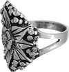 Size 6 - Diamond Cut Blooming Flower Ring