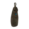 Zuni Corn Maiden Pendant Duo with Jet Eyes, Coral Mouths, and Turquoise Bodies