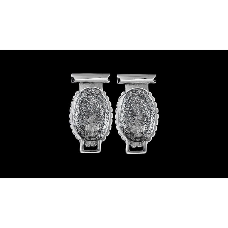 Blue Opal and Lapis Lazuli Sterling Silver Hummingbird Watch Tips