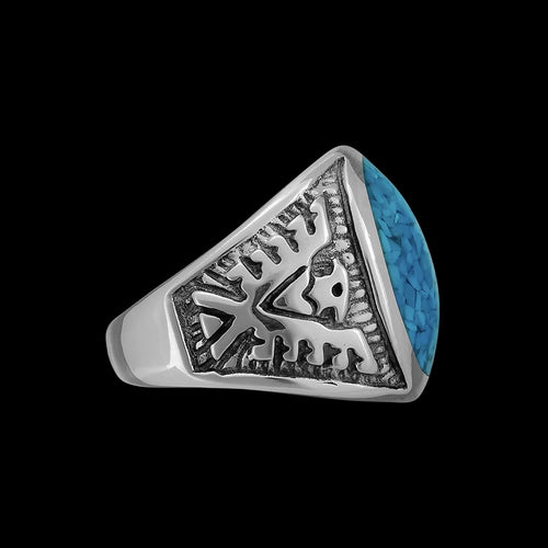 Thunderbird Ring • Eagle Design • Navajo Handmade • Native American Jewelry