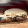 Zuni Otter Fetish by Brandon Phillips – Cedar Carving with Quartz, Jet, Amber & Azurite