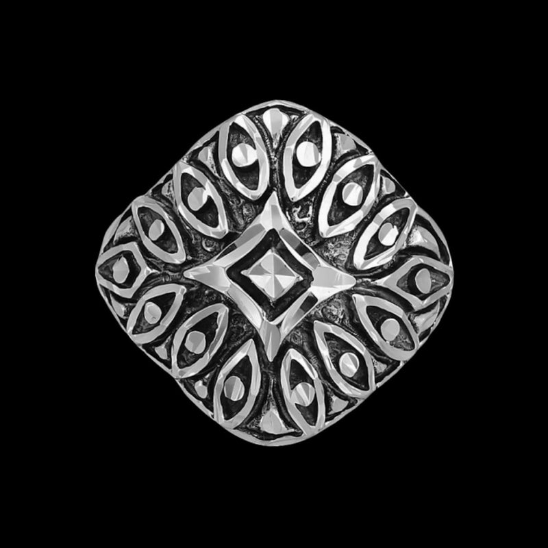 Diamond Cut Edwardian Style Ring