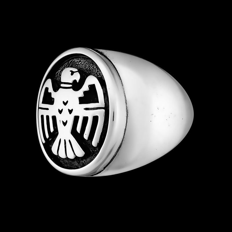 Thunderbird Ring • Sterling Silver • Southwestern Native American Jewelry