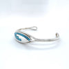 Native American Turquoise Bracelet • Navajo Handmade • 925 Sterling Silver