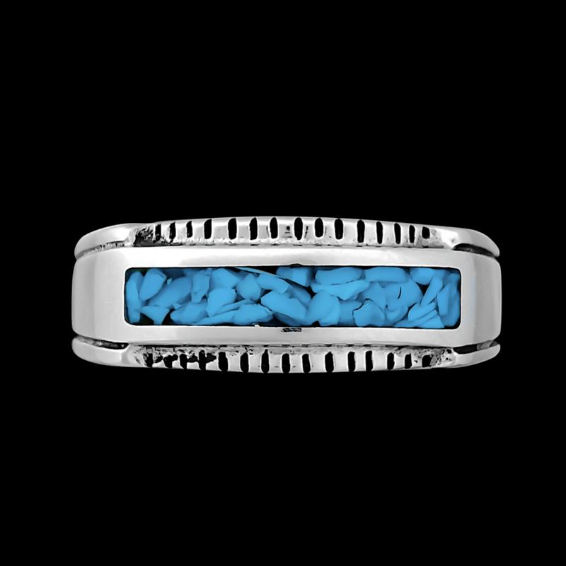 Sawtooth Accent Ring