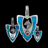 Iconic Wolf Arrowhead Pendant