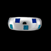 Band of Squares Ring